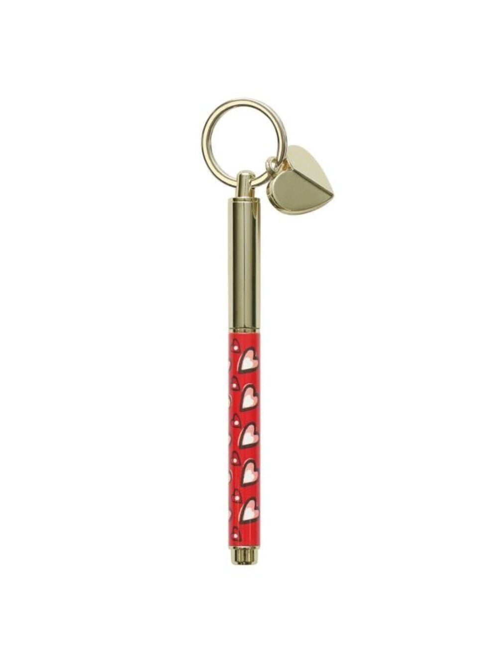 KATE SPADE NEW YORK "HEARTS" KEY FOB PEN - Picture 2 of 6